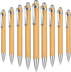 ANI Customized Logo Bamboo Wood Recycle Ballpoint Pens