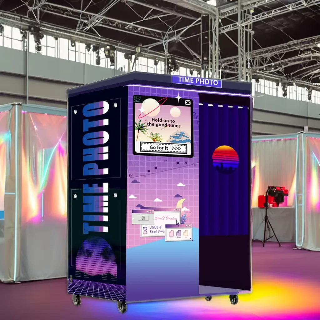 High Quality Portable Photo & Video Booth for Business  Wedding Events  Degree Tempered Glass Compatible Cameras iPads SLRs
