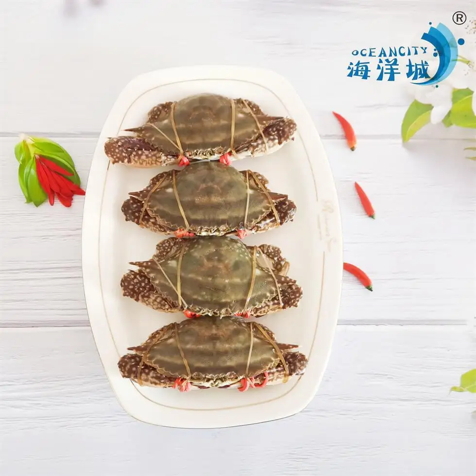 Питание морепродуктов замороженный плавающий Краб резанный замороженное мясо