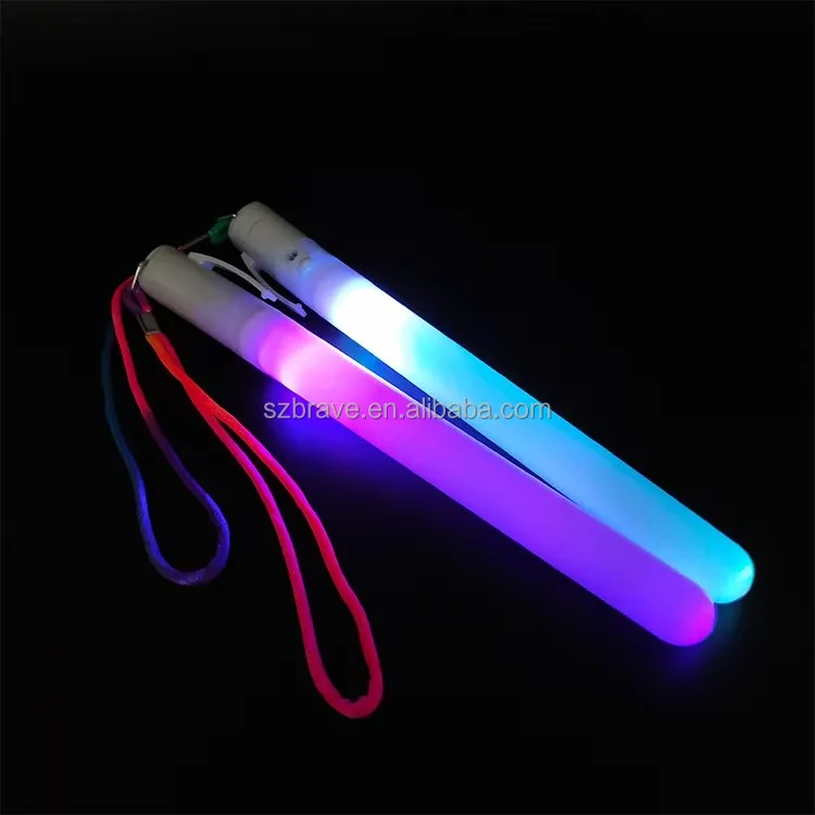 Wholesale DIY LOGO Flashing Led Pen Stick Concert Glow Wand Stick LED Light Stick Light Up Batons for Concert Party