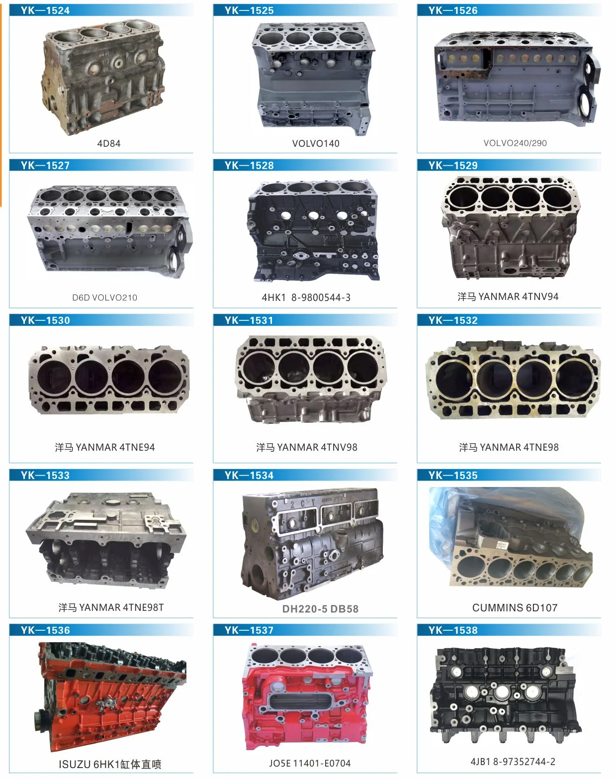 CAT Original brand new used 3412 Cylinder block 2W4857 cylinder block assembly for Caterpillar 3412 engine spare parts