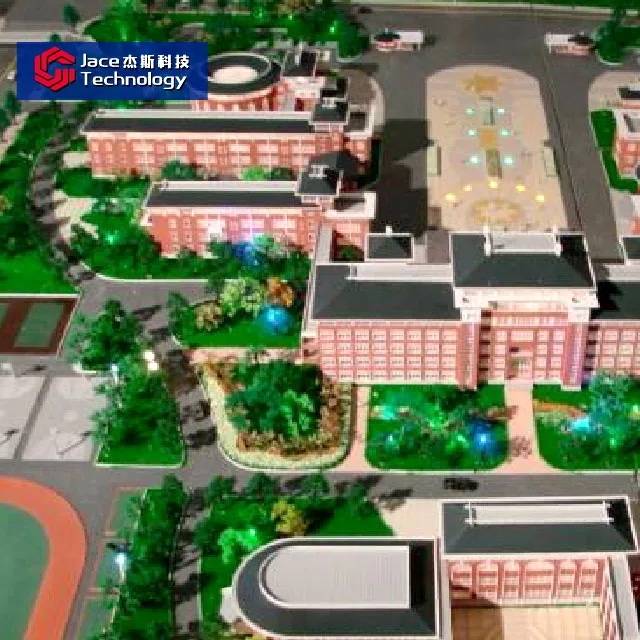 
Architectural ABS school scale models for sales office miniature architecture 