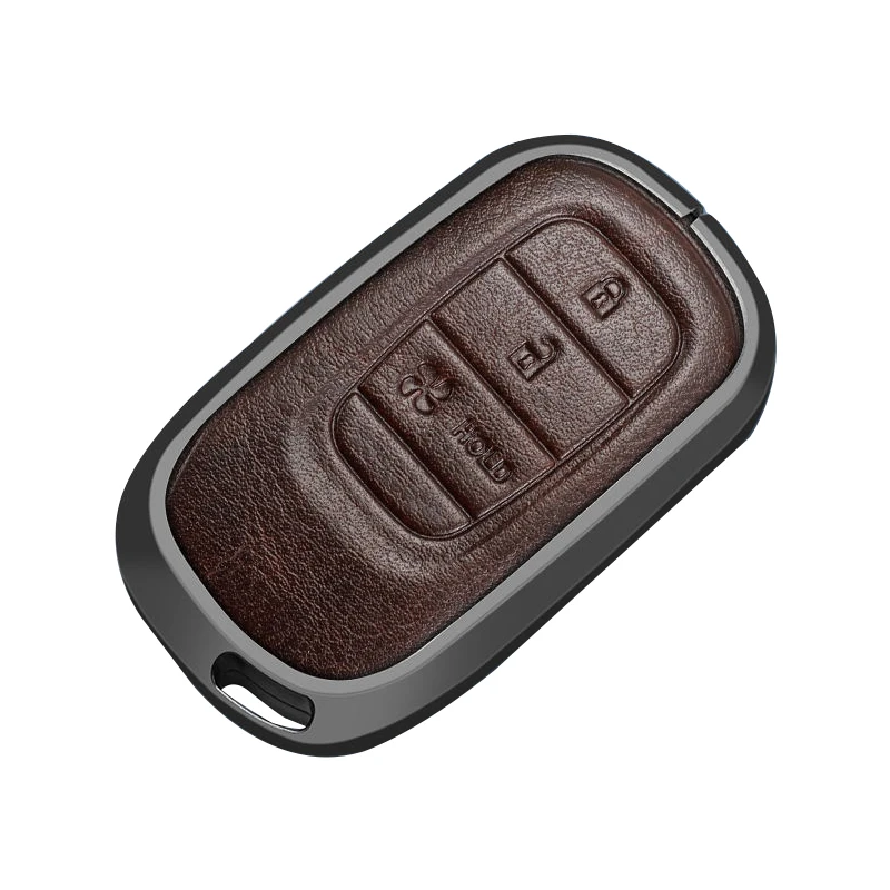 Factory Sales Car Key Cover For Honda Civic Accord Odyssey Fashion Aluminum alloy Car Key Case For Keys Interior Accessories