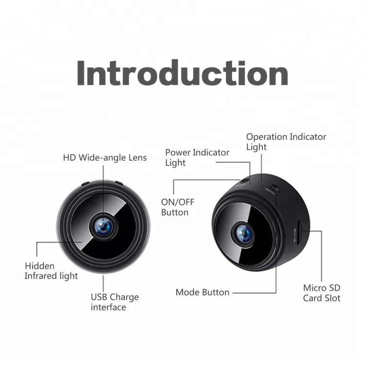 Hot Wireless Micro Wifi Camera Tiny Mini CCTV Camera With Magnet Bracket