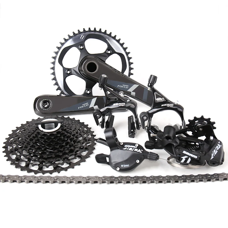 SRAM APEX FORCE Groupset Kit 11 speed Derailleurs bike 11-42T Cassette FOR Handlebar Straight  Road Bicycle Variable Speed Kit