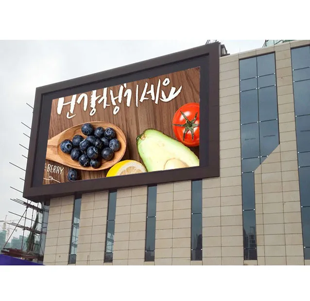 Наружный рекламный экран TOPLED настенный баннер HD P6 P8 P10 наружный светодиодный