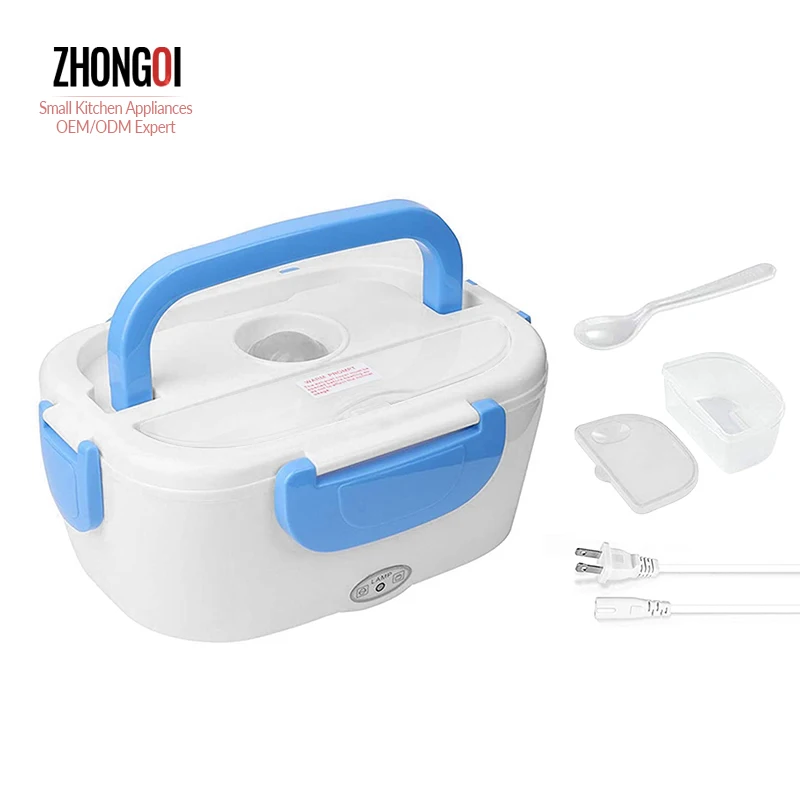 Portable Car Use Portable Electric Lunch Box Food Heated Plastic Stainless Steel Hot Lunch Box/
