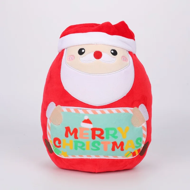 New Christmas pillow series MerryChristmas cute Santa Claus elk plush toys