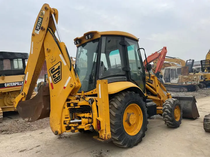 Подержанный экскаватор-погрузчик JCB3CX колесный погрузчик хорошее состояние низкая цена подержанный JCB4CX Китай Шанхай