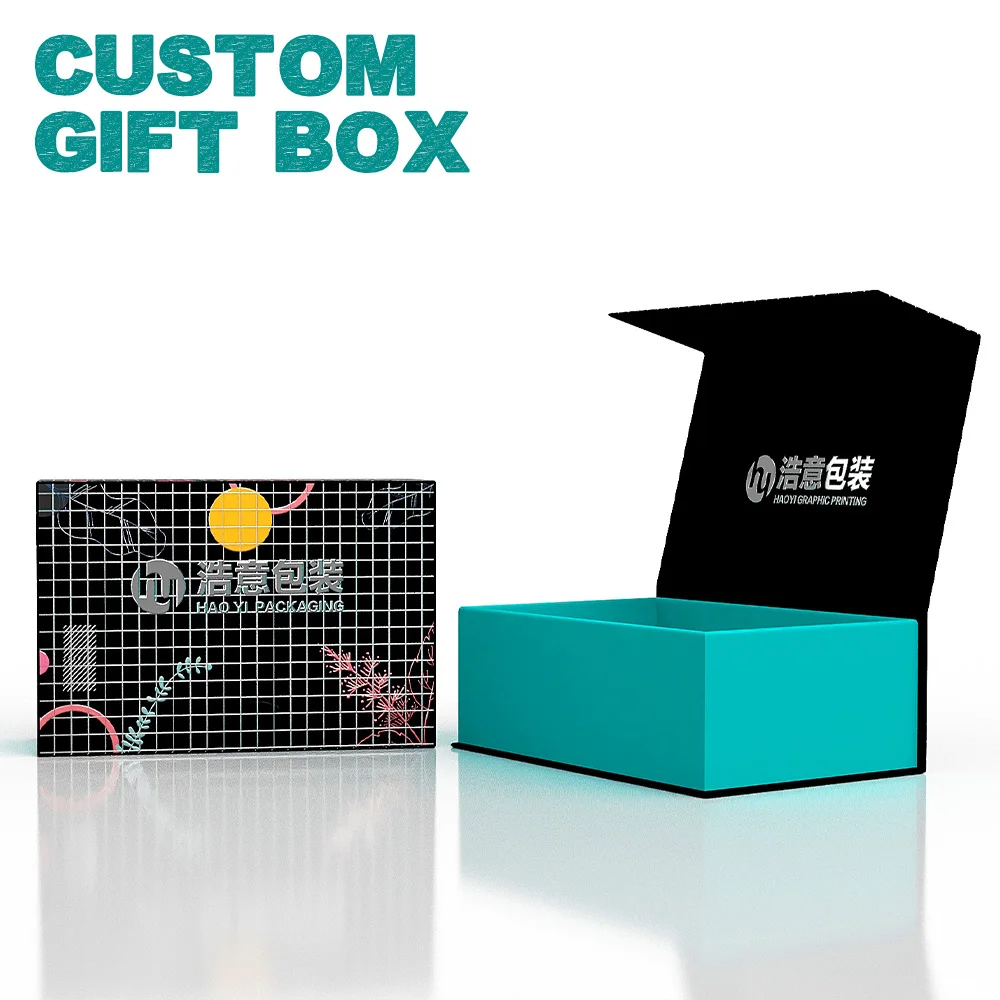Custom Printed logo Paper Packaging Box USB Cable Headphone Earphone Box magnetic folding gift box