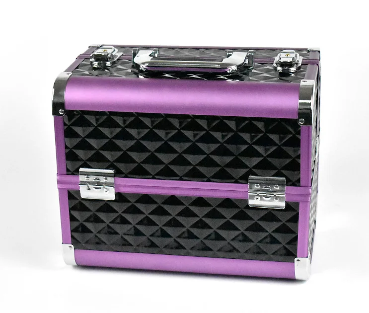 professional makeup case suitcase professional trolley make up cosmetic artist hairdresser case 32*21*26