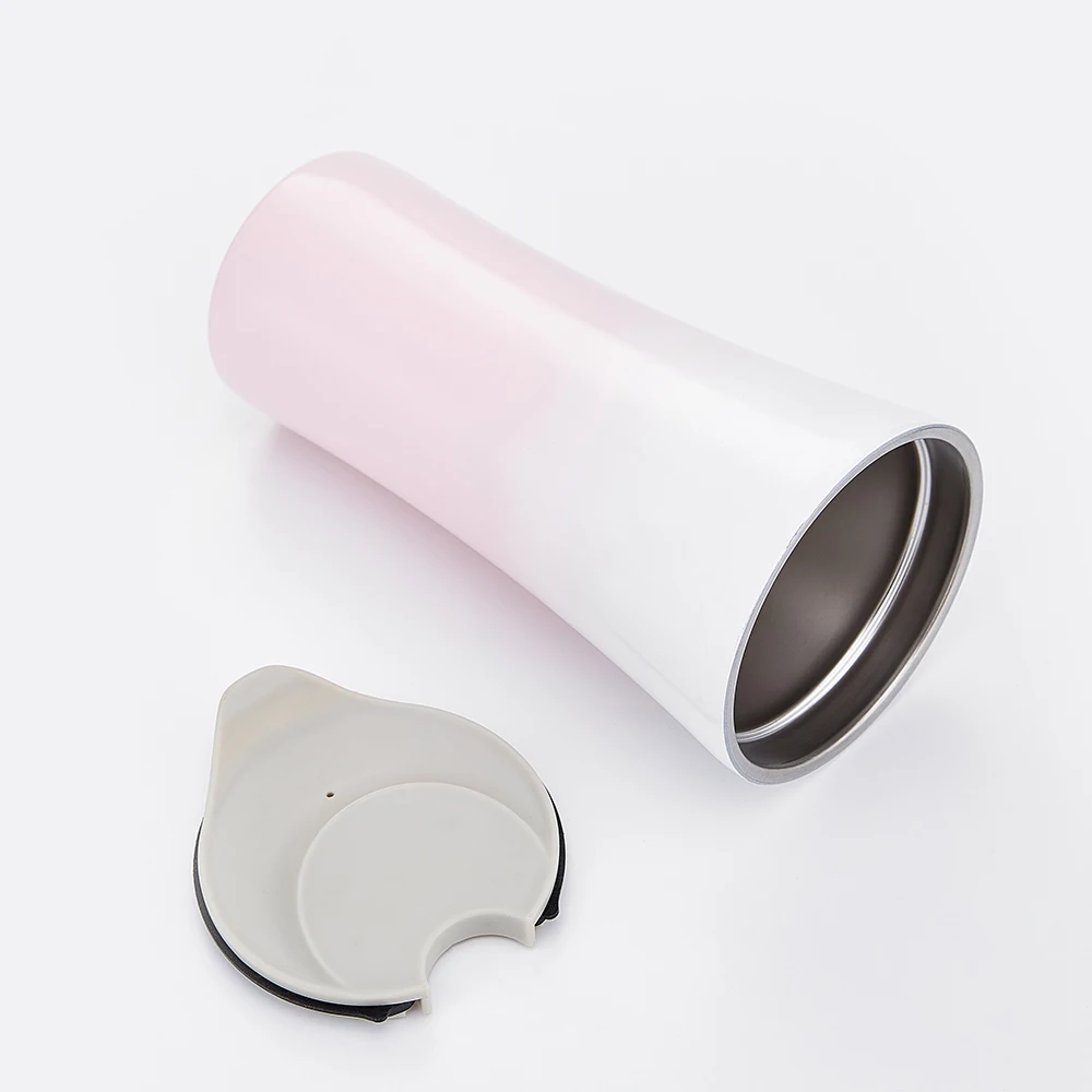 Hot products custom logo humanistic 304 metal vacuum insulated travel double wall beer coffee stainless steel travel mug