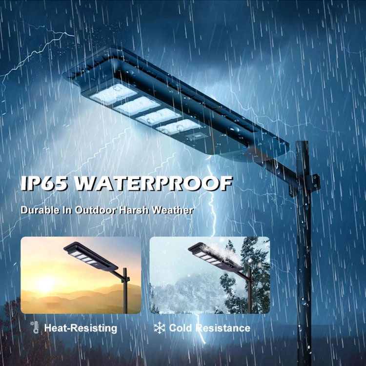 High Quality Energy Saving Pir Sensor Outdoor Ip65 Waterproof 100w 200w Integrated All In One Solar Led Street Light