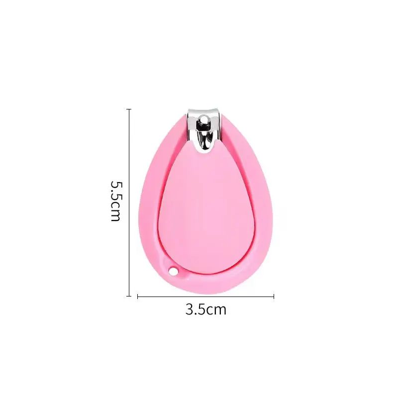2pcs Cute Safety Baby Nail Trimmer Set with Nail Scissors & Clipper for Nail Care Manicure