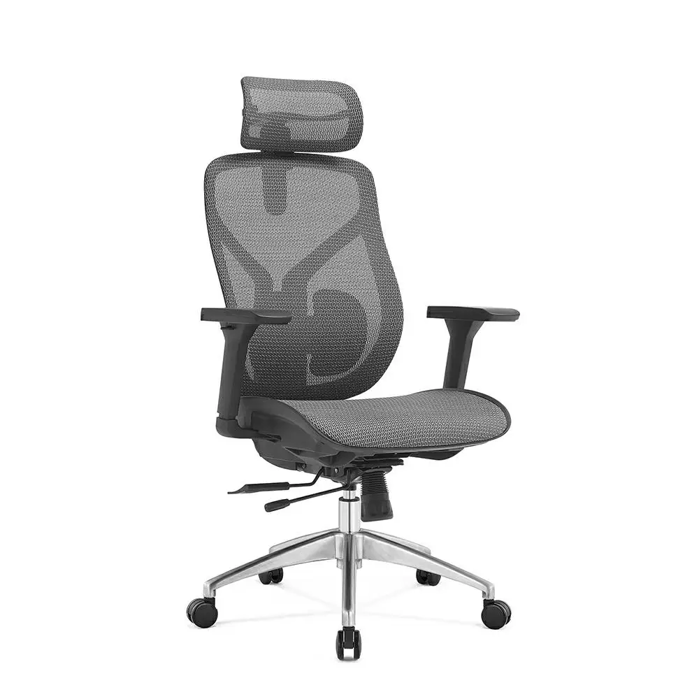 High back mesh ergonomic office revolving chair for manager and staff executive luxury