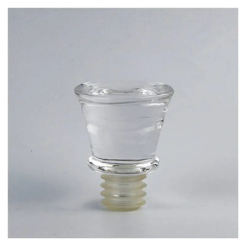 Hot Sale Wholesale Conical Glass Bottle Sealing Stopper Xo Wine Wholesale Custom Printed 3d Glass Wine Bottle Stopper