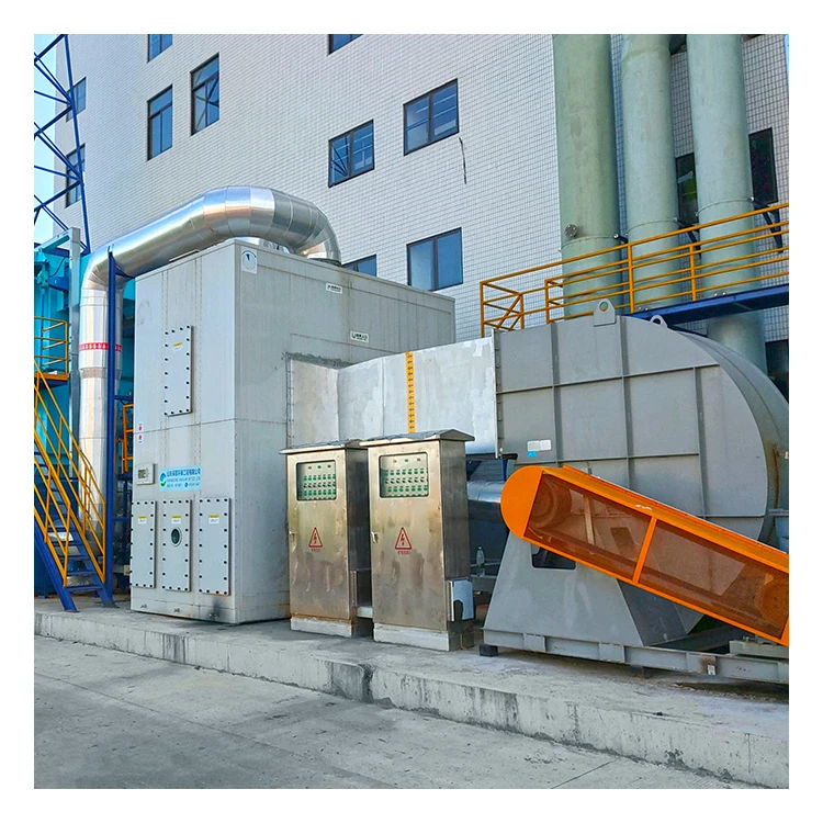 VOCs treatment system adsorption and concentration zeolite runner device