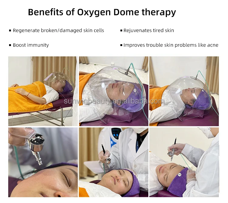 Корейская маска для кислородной терапии лица купол O2toDerm Oxgen спрей Jet Peel Oxigen машина