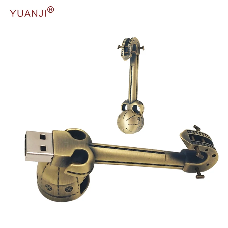 Customized Logo Creative High-speed Gift Morin Khuur U Disk Metal USB Flash Disk