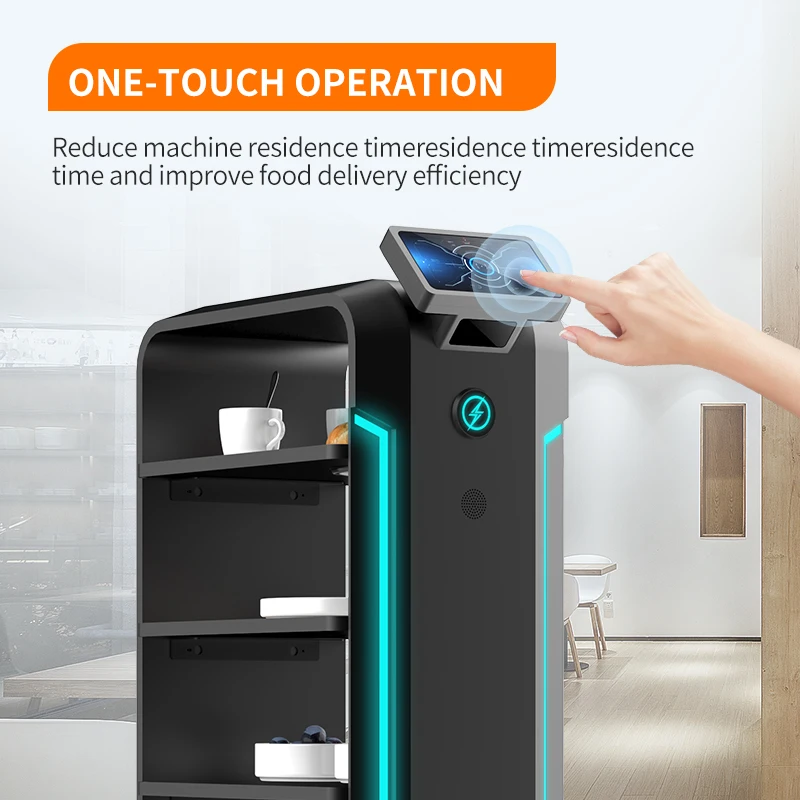 Shenzhen Factory  Self-Driving Store Restaurant Office Dinning Food Delivery Service Robots Food Truck