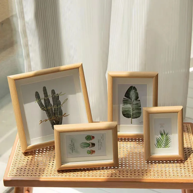 High Quality Wholesale Photo Frames Wall Photo Frames Concise Style Solid Wood Picture Frame