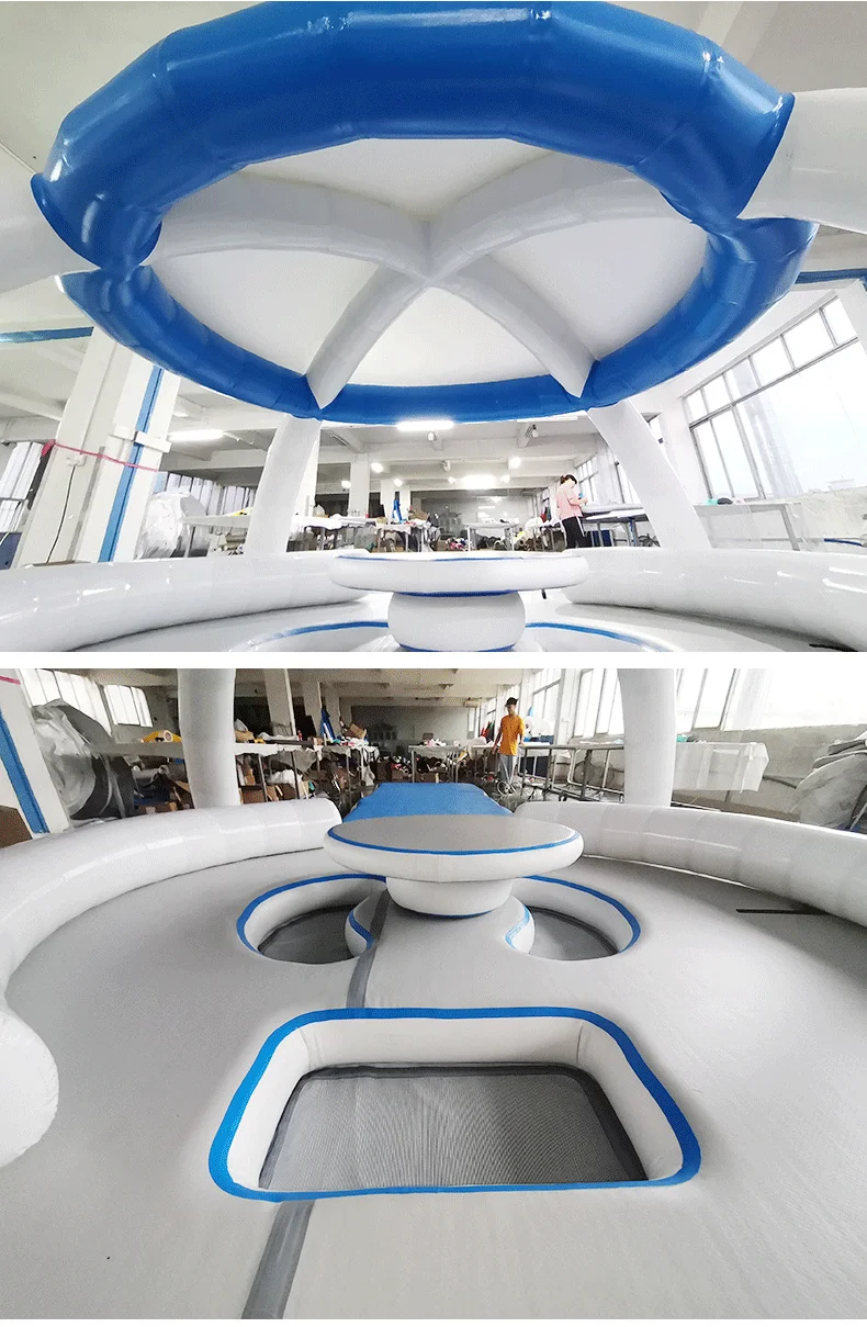 Good Quality Floating Jet Ski Boat Docks Inflatable Floating Pontoon Inflatable Platform Floating Pontoon Dock