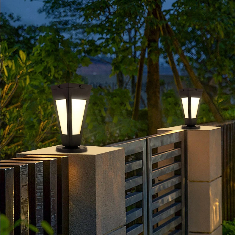 High Quality Solar Charging Waterproof Ip65 Lamp 5w Courtyard Parks All In One Led lamparas Solar Garden Light