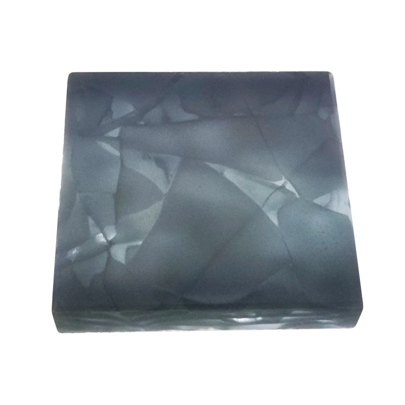 Customized Commercial Decoration Artificial Marble Stone Emerald Glass Block Jade Lacquered Floor Wall Glass for Hotel Project