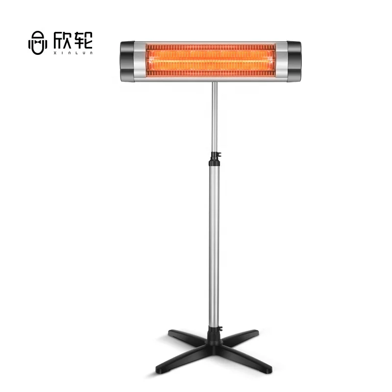 Freestanding infrared quartz electric outside heater