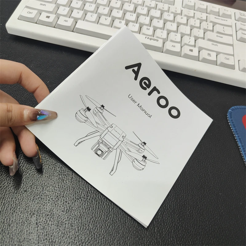 230gsm coated paper Flyer 30 page print logo Fold book print your logo