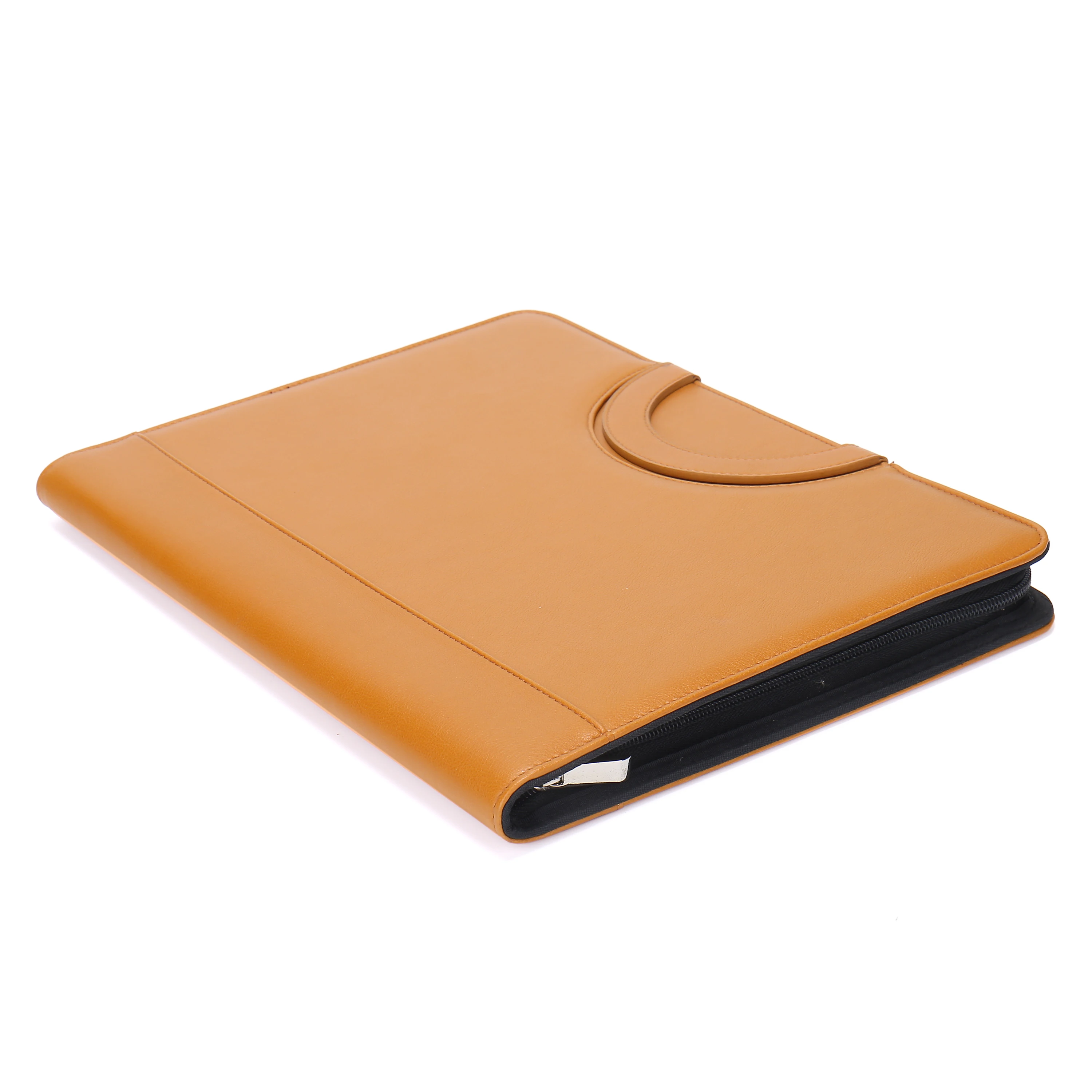 a4 Conference Document Bags Zippered Pad folios File Folder With Handle