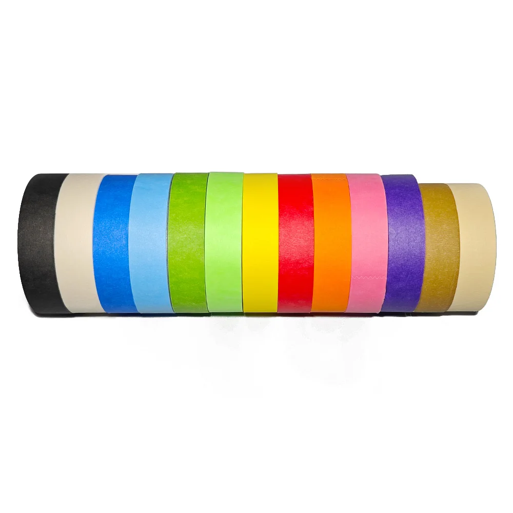 Verified Supplier Masking Tape Outdoor Factory Supplier No Residue Adhesive Masking Tape for Painting