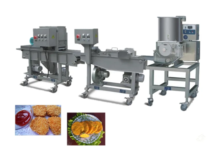 Commercial round square star shape nugget falafel meat patty maker making machine chicken nuggets machine