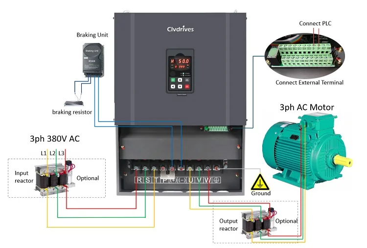 China factory price VFD Drives 50HP Variable Frequency  Converter AC output Inverter Motor Speed Control High Quality