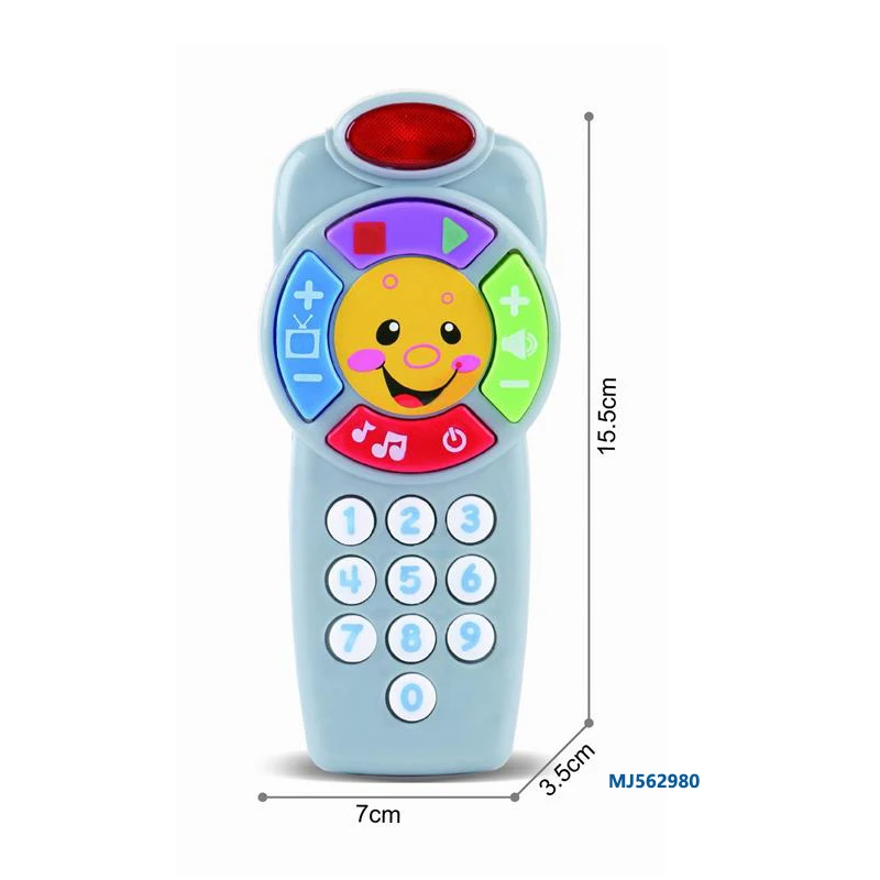 New Style Whole sale Toddler Educational Game Cartoon Mini Musical Light Felt Baby Mobiles Smart Phone Toy Box For Kid