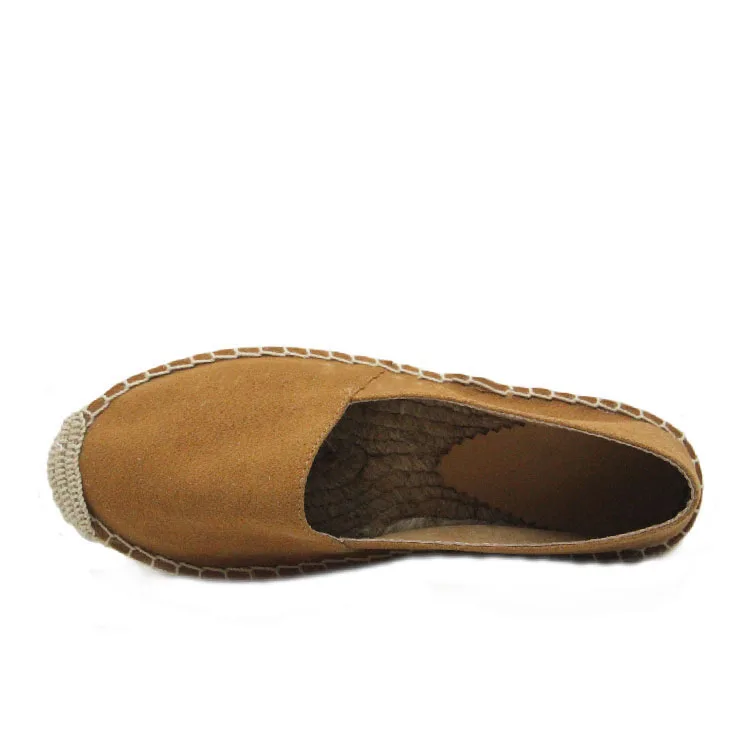 Wholesale High Quality Jute Sole Men Espadrilles Shoes  Flats Womens Espadrille