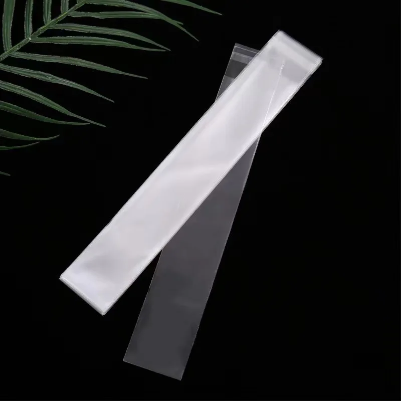 Manufacturer Offers Custom Size Clear Transparent PE Self-Adhesive Zipper Poly Bag for Clothing Storage