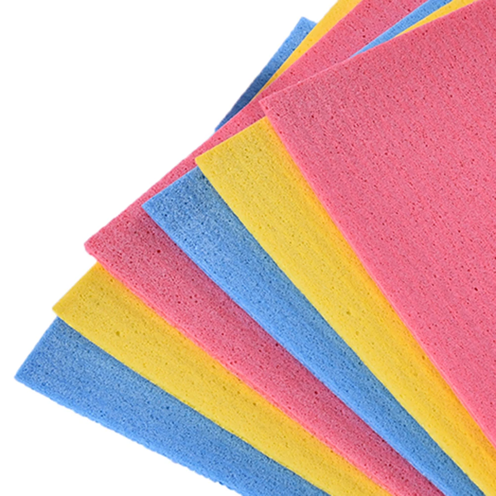Kitchen dish cleaning cloth super absorbent sponge cellulose cloth compressed kitchen sponge for cleaning
