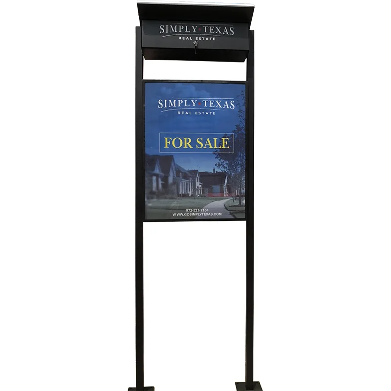 
Solar advertising light box 