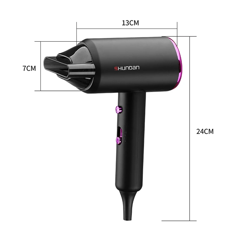 Factory Supply Hair Dryer Negative Ions Quick Drying Electric Hair Care Tool 1200W  Gradient blower