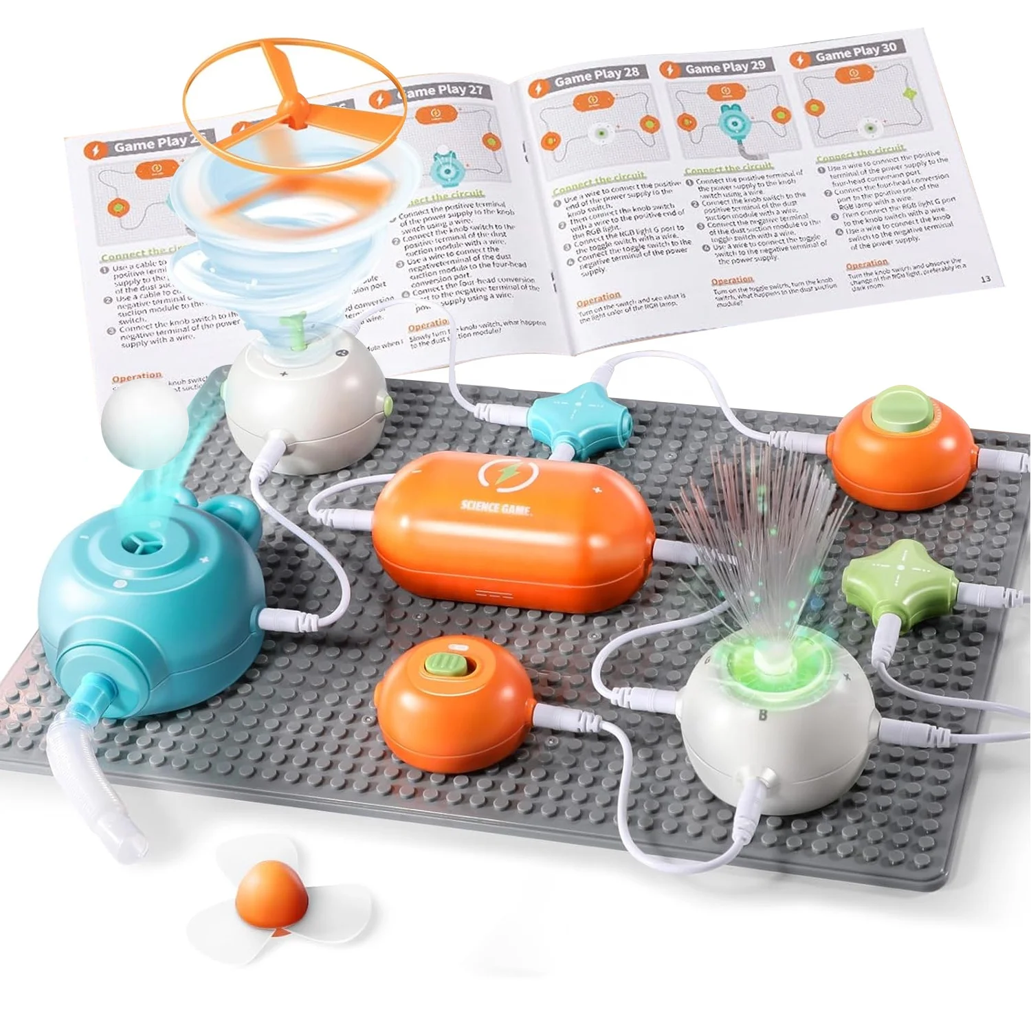 Electronic Circuits Toys 2024 Hot Sale Electronics Exploration Snapping Circuits Kits Physics Science STEAM Toy Educational