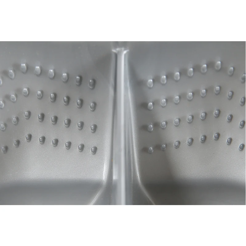 Professional hairdressing hair ironing double dyeing bowl Plastic Hair Dyeing Bowl for Mixing Color