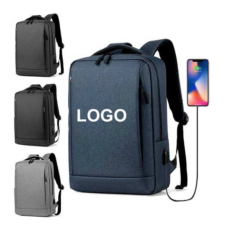 Custom Logo Notebook Backpack Multifunctional Anti-theft USB Charging Waterproof Laptop Backpack For Men