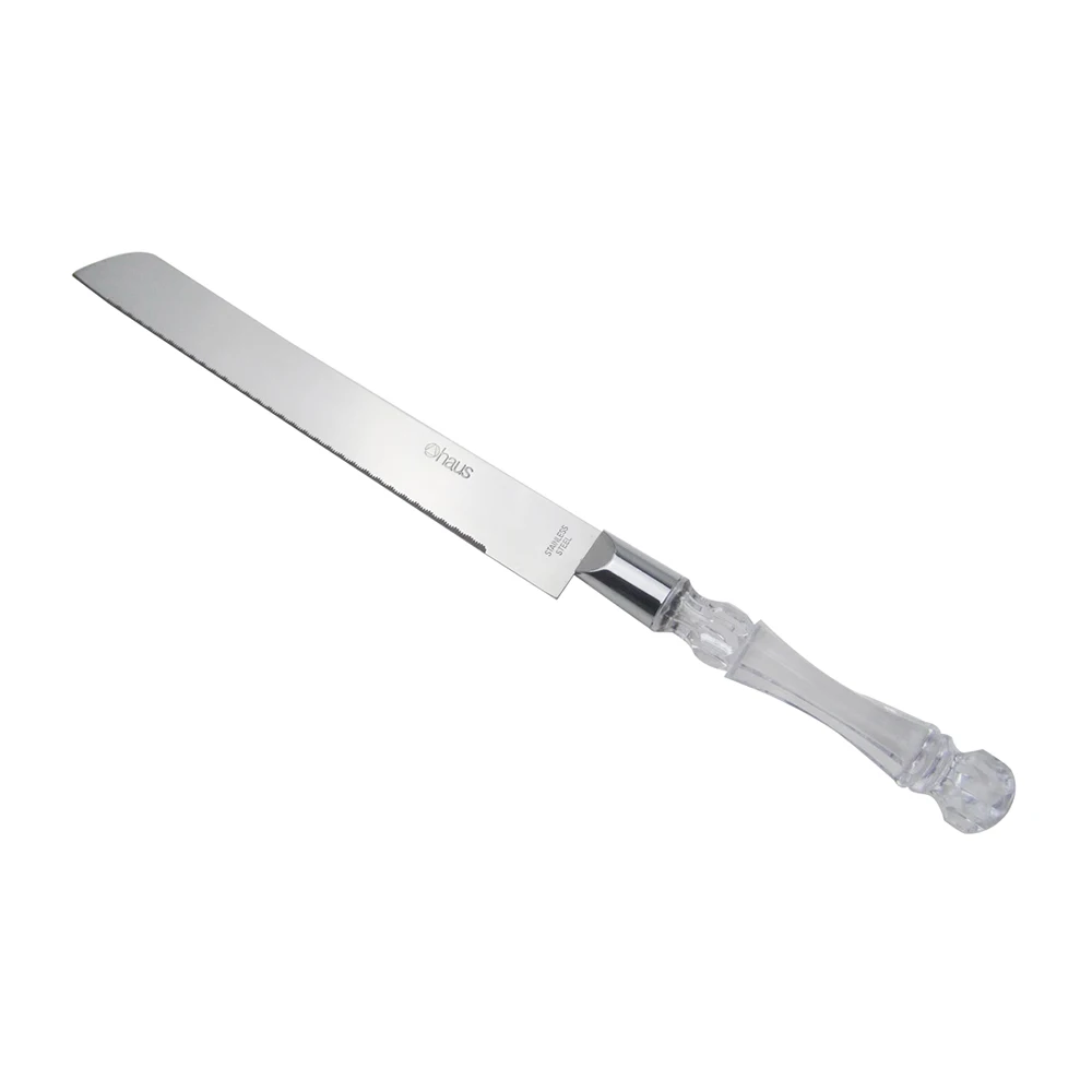 2Pcs Acrylic Handle Wedding Knife Include Cake Knife And Cake Shovel