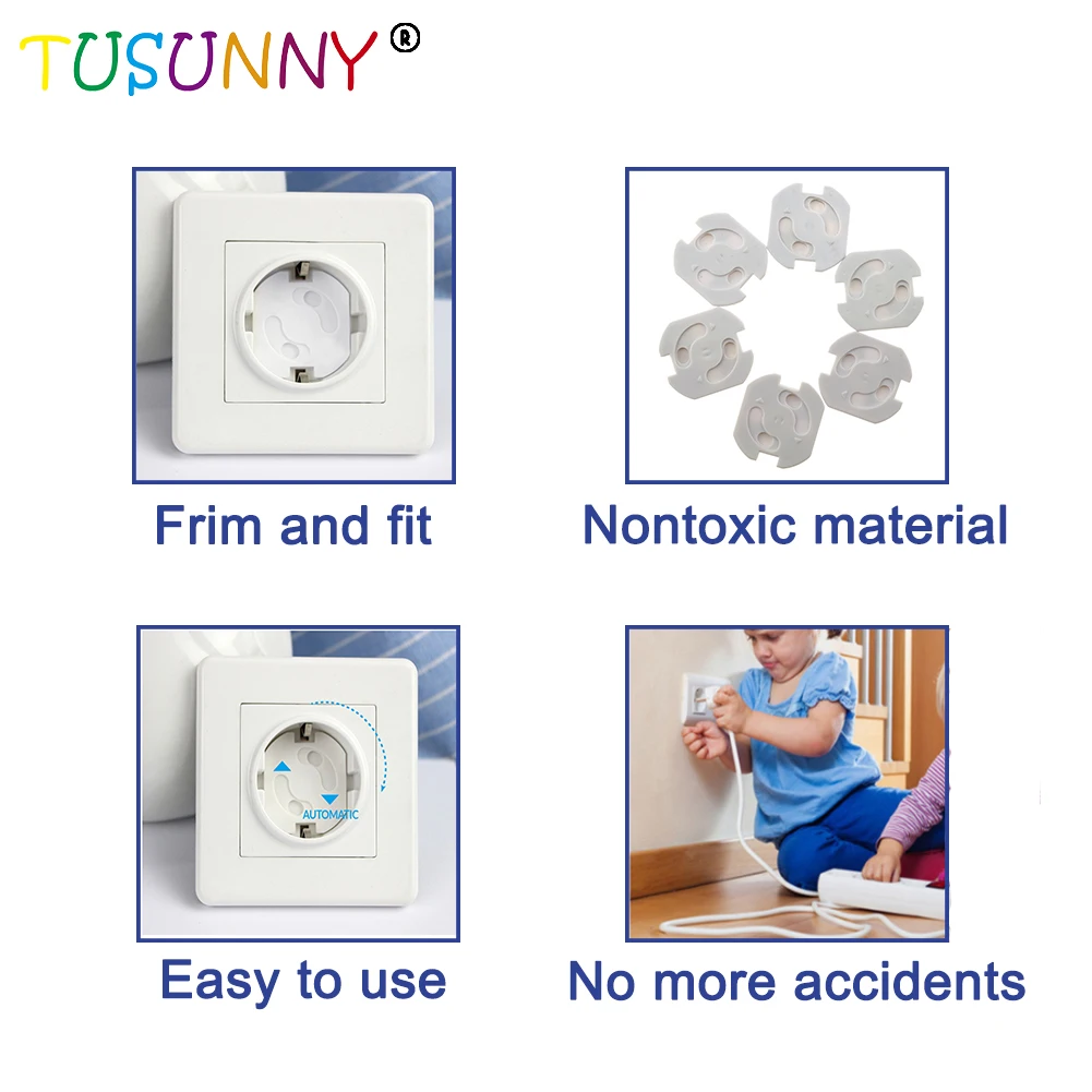 Amazon Hot Selling baby safety socket guard cover child proof outlets covers