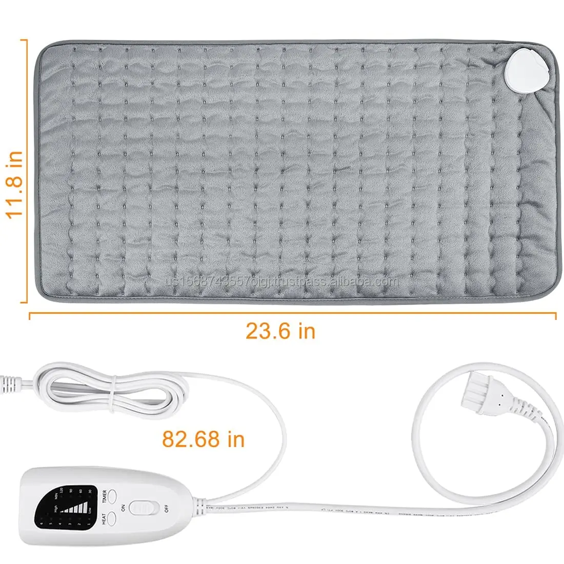Modern Design Electric Heating Pad New Waterproof Heat Blanket for Winter Portable Installation Use Bedroom Bathroom US UK Plug