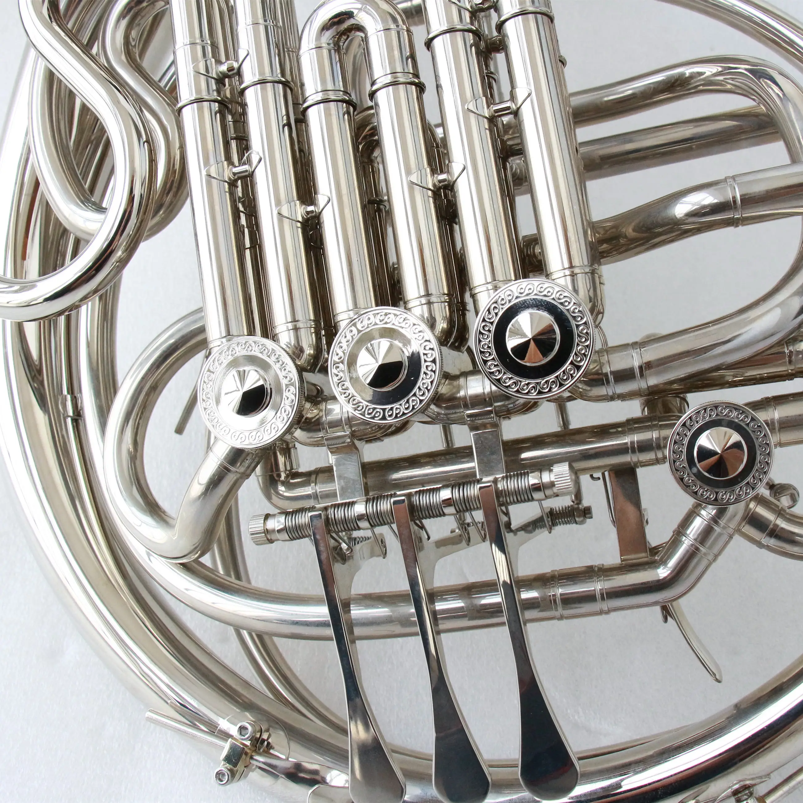High grade professional french horn for sale good quality double french horn nickel plated french horn