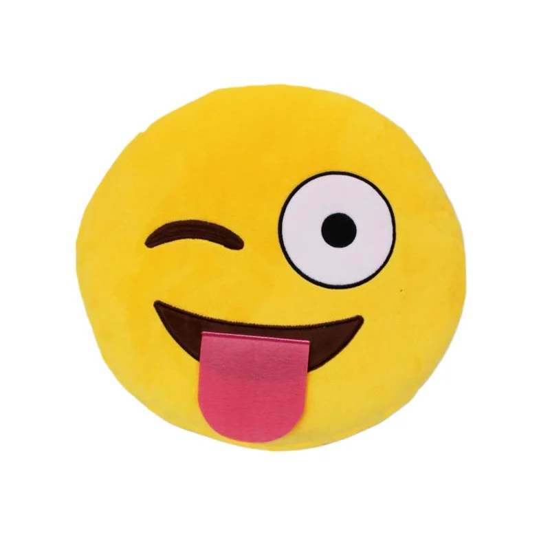 Wholesale Super Soft Doll New Toddler  Various Kinds Gifts Foldable Blanket Cushion Emoticon Plush Pillow