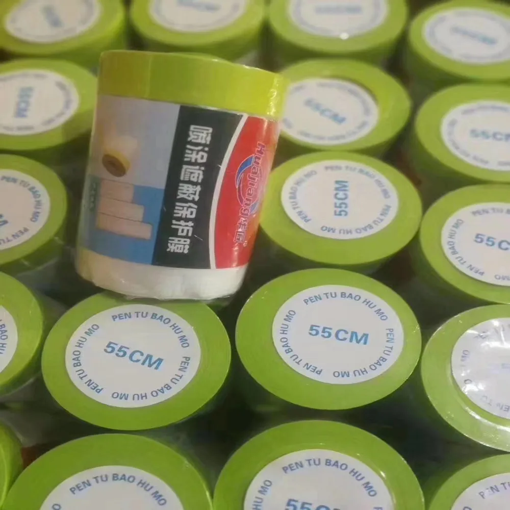 Home Decor Masking Painting Wasabi Tape Film PVC Single Sided Heat-Resistant Pressure Sensitive Adhesive Tape