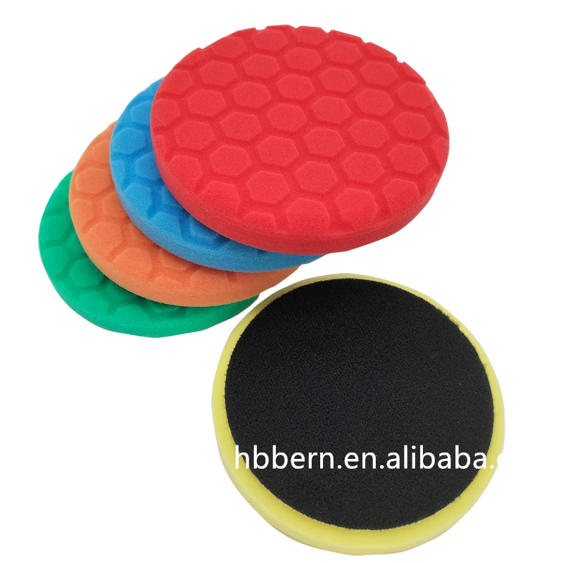 6 Inches Automotive Polish Berets Foam Polishing Pads DA Car Polishing Sponge Buffing Waxing RO/DA
